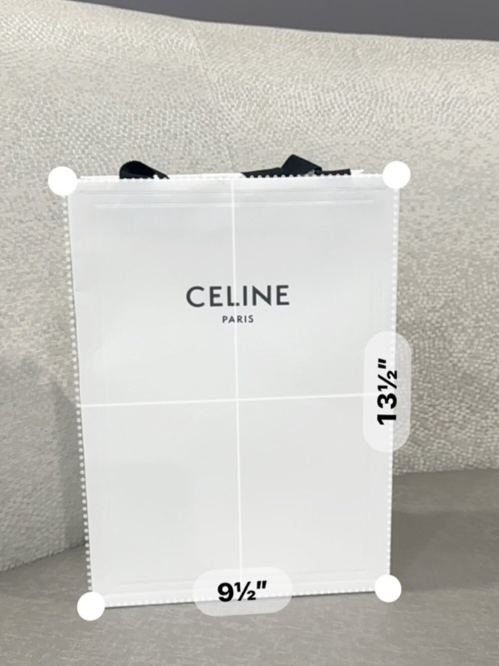 Celine Empty Belt Box and Logo Bag, like New - Picture 13 of 14